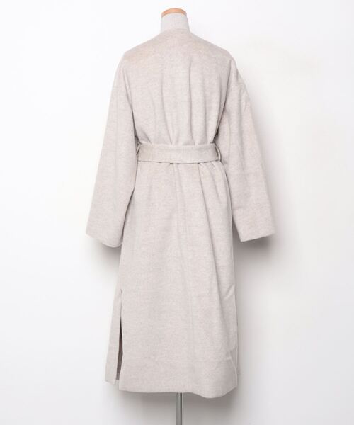 IENA（イエナ） ノーカラーコート 36 ベージュ レディース : ZOZOTOWN
