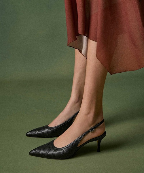 CHARLES ＆ KEITH（チャールズ&キース） パンプス ウーブン ポイン