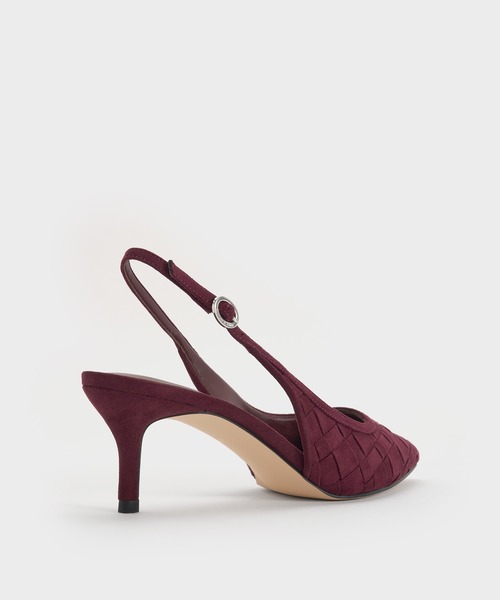 CHARLES ＆ KEITH（チャールズ&キース） パンプス ウーブン ポイン