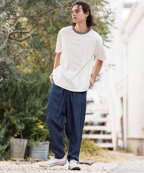 CAMBIO（カンビオ） ジーンズ mp13309-Silky Stripe Denim Balloon