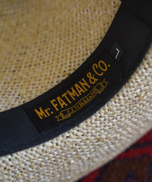 MR FATMAN&COハット‼️ Mr.FATMAN 帽子 ハット CENTERLINE STREW HAT VISCOSE メンズ
