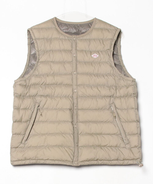 Danton（ダントン） ダウンベスト LARGE ベージュ系その他 メンズ