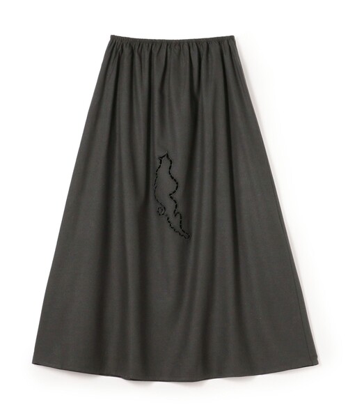 スカート baserange sheer linen skirt BASERANGE スカート BASE RANGE LEI SKIRT : ZOZOTOWN Yahoo!店