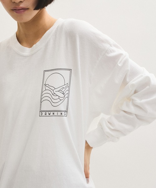 tシャツ 「DAWNING(ドーニング)」OG LOGO LS TEE レディース | ADAM ET ROPE' | 09