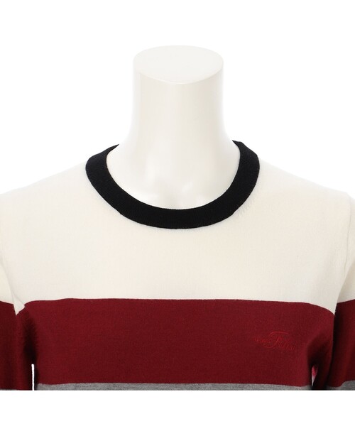ニット セーター レディース｜Felisi Golf（フェリージ ゴルフ）WS MERINO STRIPE KNIT レディースの画像