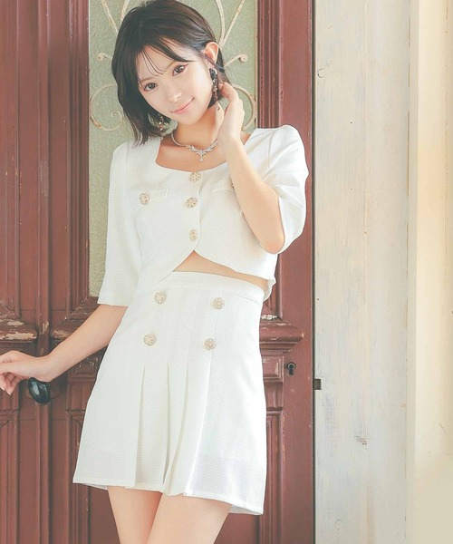 Tika（ティカ） セットアップ キャバドレス セットアップ 五分袖