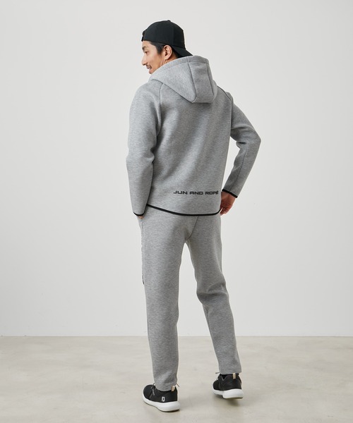 JUN&ROPE'（ジュンアンドロペ） パーカー ダンボールニットフルジップ