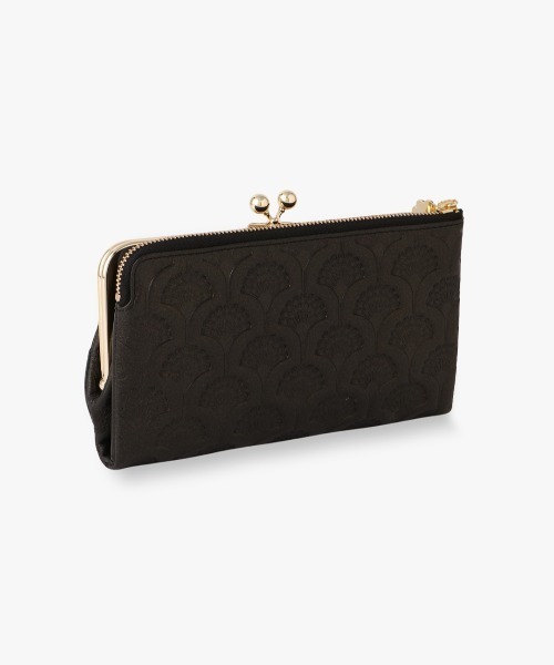 【良品】ANNA SUI 財布　長財布 アナスイ ANNA SUI 長財布 レザー ロングウォレット L字