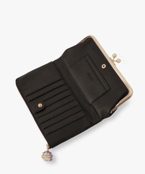 ANNA SUI 財布 ピーコック 二つ折り口金長財布 レディース