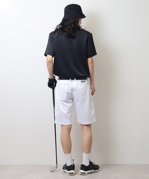 ゴルフ　メンズショートパンツ COMONGOLF パンツ 接触冷感＆スーパーストレッチ ポケットライン