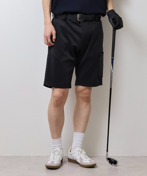 STELLA77GOLF パンツ 蛍光カラーゴルフショートパンツ メンズ