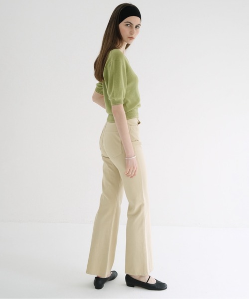 CLANE（クラネ） ニット セーター LINE V NECK KNIT TOPS レディース