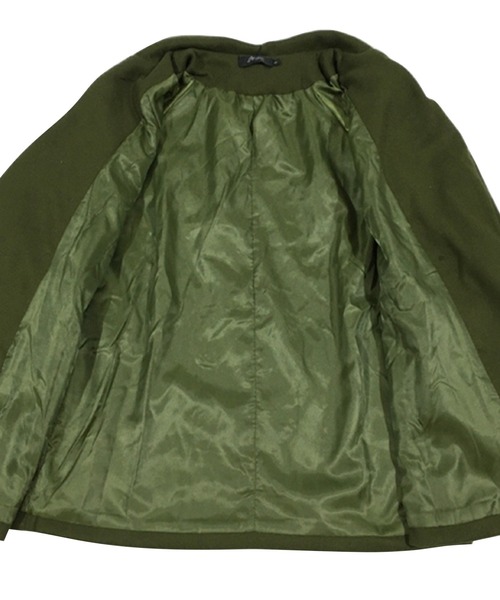 「Amulet」 チェスターコート X-LARGE グレー レディース_画像7