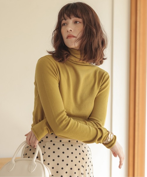 「ANGIE」 タートルネックニット MEDIUM ホワイト系その他 レディース_画像4