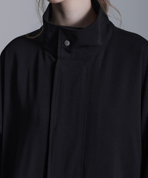 「LOOSE」 モッズコート S チャコールグレー メンズ_画像4