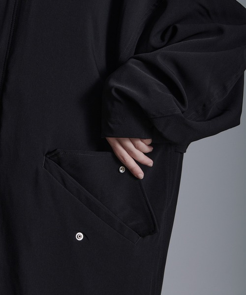 「LOOSE」 モッズコート S チャコールグレー メンズ_画像5