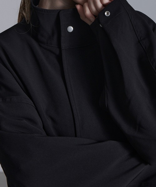 「LOOSE」 モッズコート S チャコールグレー メンズ_画像6