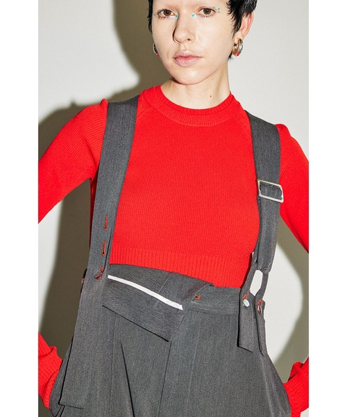 ニット セーター SHORT RIB KT TOP レディース