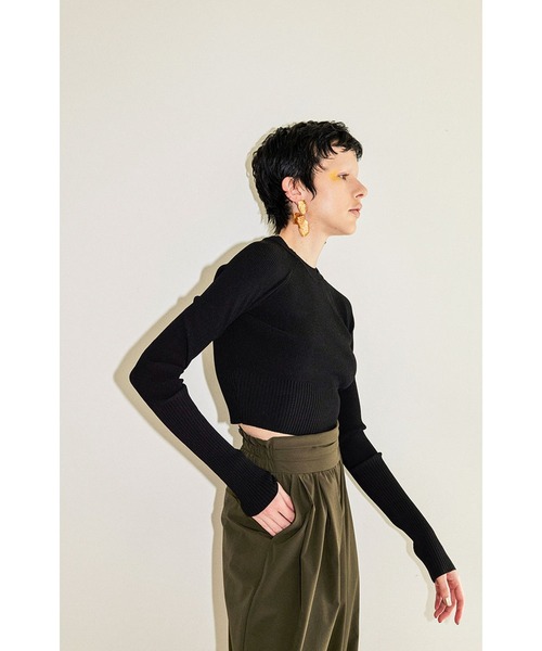 OMMO（オーエムエムオー） ニット セーター SHORT RIB KT TOP