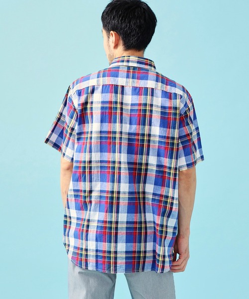 EDWIN（エドウィン） シャツ 半袖 チェックシャツ 半袖 メンズ