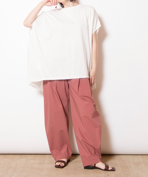 OSMOSIS パンツ タックカーブパンツ レディース : ZOZOTOWN