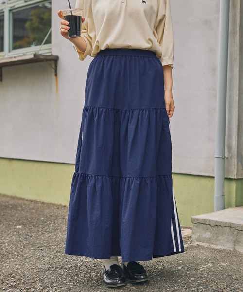 新品未使用★ストレッチジャガードシアーティアードスカート★ シアーティアードスカート/MM427208 – MISCH MASCH|31 Sons de mode