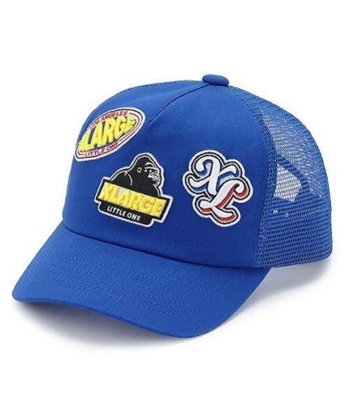 XLARGE KIDS キャップ 帽子 ワッペンロゴメッシュキャップ