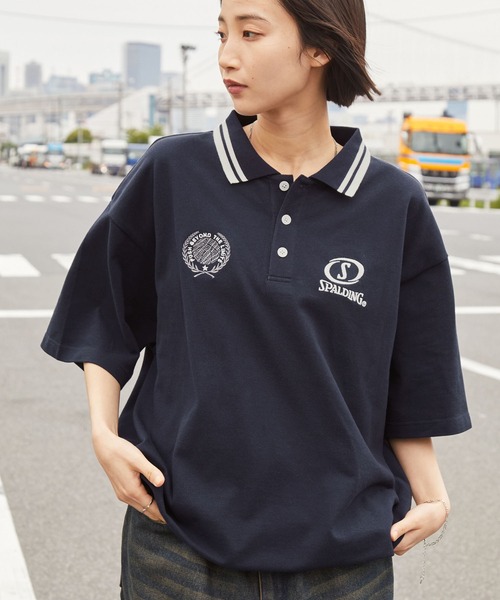 SPALDING ポロシャツ ポロ SPALDING/スポルディング 別注