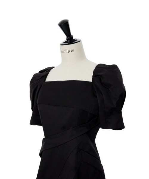 Her lip to ワンピース Troncais Puff Sleeve Dress : ZOZOTOWN