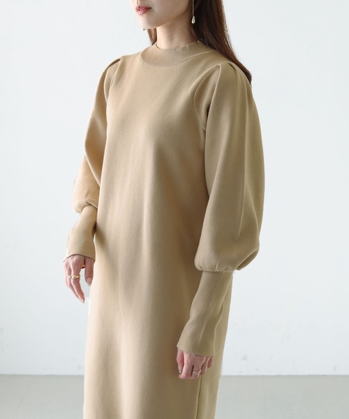 「HER CLOSET」 「Twenty Three」ニットワンピース FREE グリーン レディース_画像3