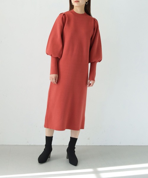 「HER CLOSET」 「Twenty Three」ニットワンピース FREE グリーン レディース_画像5