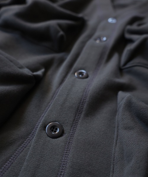 ナンバーナイン　カーディガン　グレー TOWN CRAFT x NUMBER (N)INE ZIP-UP CREW CARDIGAN / GREY