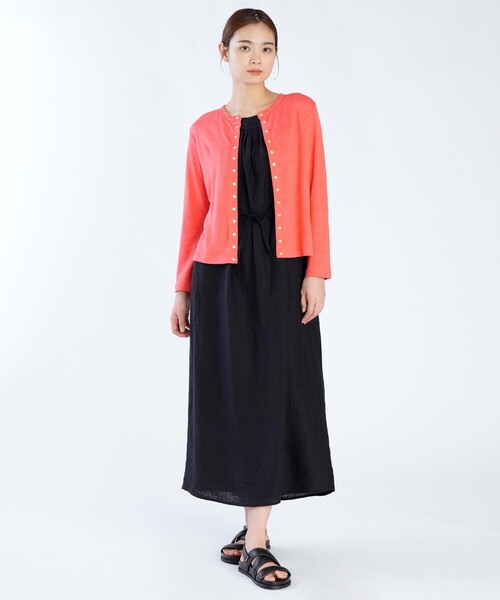agnes b.（アニエスベー） カーディガン リネン 長袖 カーディガン