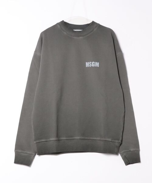 MSGM」 スウェットカットソー L チャコール メンズ msgm メンズ