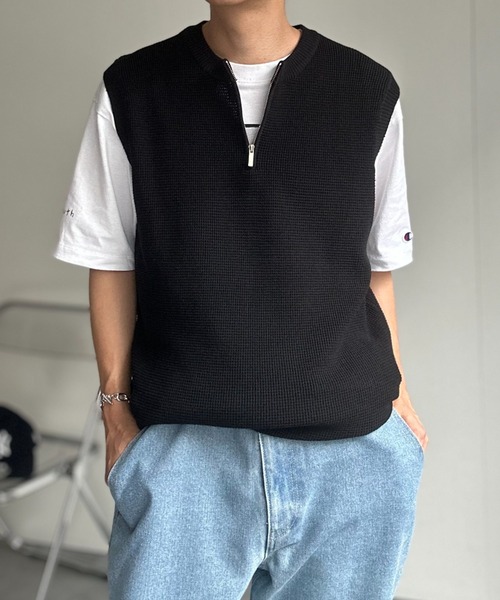 TAION ベスト ジレ 「White Mountaineering」ホワイト