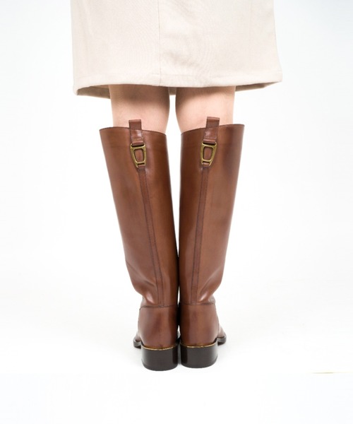 サルトル　ロングブーツ 　キャメル SARTORE（サルトル） ブーツ 「SARTORE/サルトル」ロングブーツ 本革