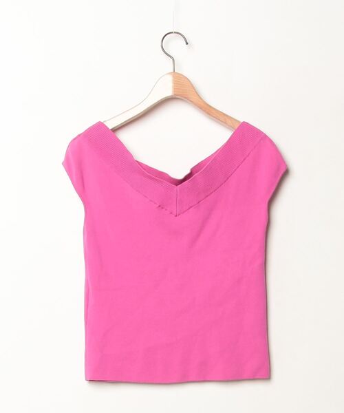 SLOANE ノースリーブニット ピンク allureville 「allureville」 ノースリーブニット 2 ピンク