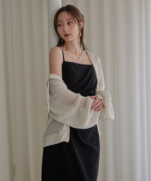 mideal パーカー glitter sheer hoodie / ラメシアーパーカー