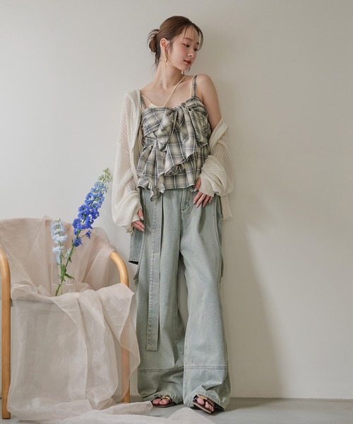 ラメシアーパーカー　ホワイト mideal パーカー glitter sheer hoodie / ラメシアーパーカー