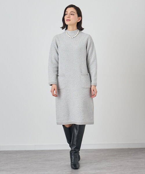 アナイ☆ロングワンピース ANAYI 「ANAYI」 長袖ワンピース 36 トップグレー レディース