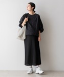 マタニティ Moredde リップルカットソー...の詳細画像1