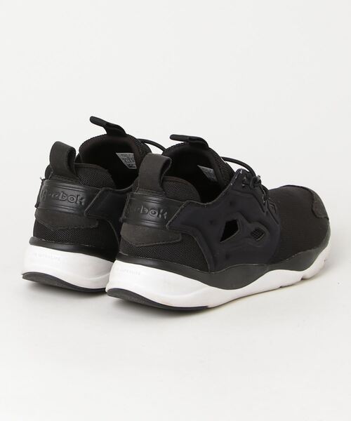 [Reebok] вышивка low cut спортивные туфли 24cm черный женский 