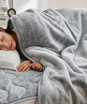ブランケット まるで猫!のようなモフモフ2枚合...の詳細画像3