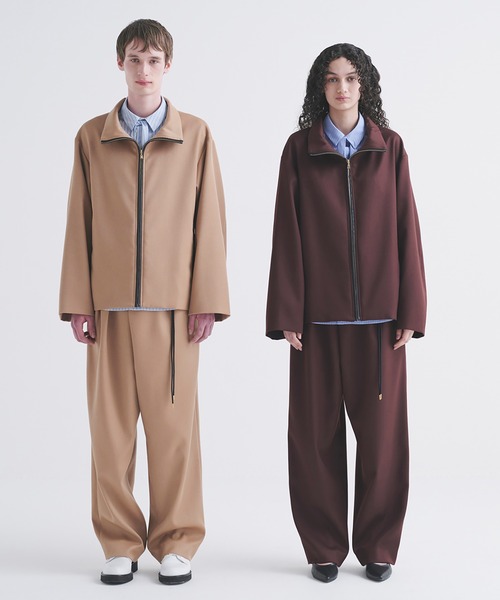 CULLNI ストライプ 半袖シャツ 黒 STUDIOUS - 【美品】クルニ 24SS ストライプツイル スクエア
