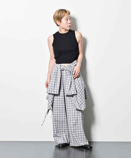 BASERANGE（ベースレンジ） スラックス パンツ 別注LINBER パンツ