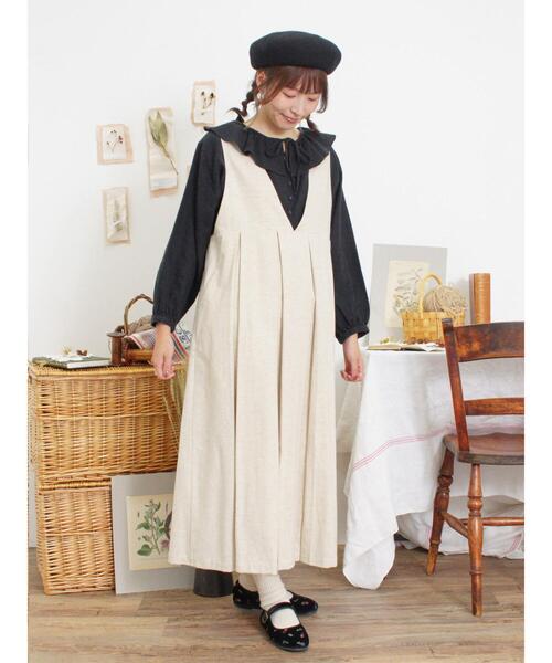 Samansa Mos2 「Samansa Mos2」 サロペットスカート M キナリ  