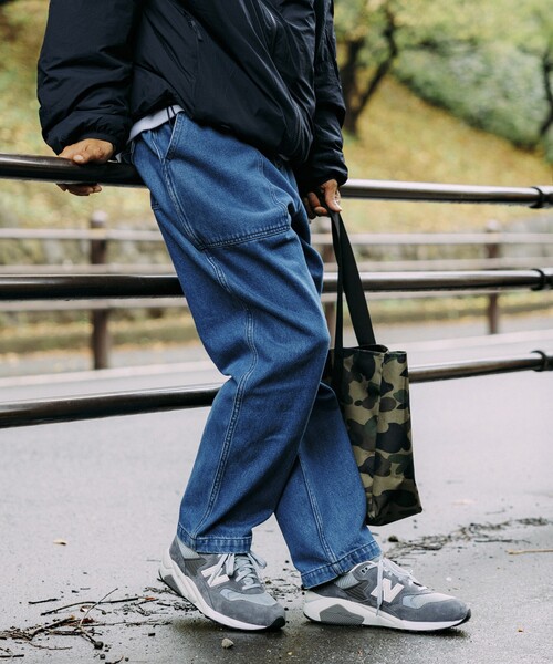 「GUNG HO」 加工デニムパンツ LARGE ダークブラック メンズ