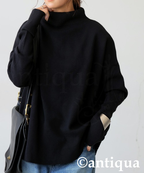 antiqua（アンティカ） ニット セーター ボトルネックニット