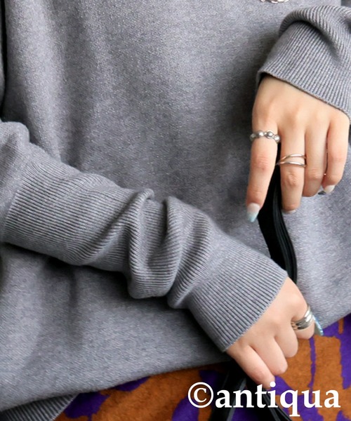 antiqua（アンティカ） ニット セーター ボトルネックニット