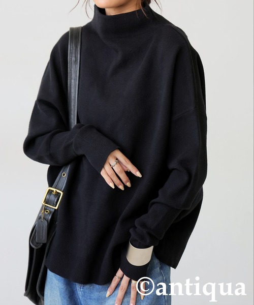 antiqua（アンティカ） ニット セーター ボトルネックニット